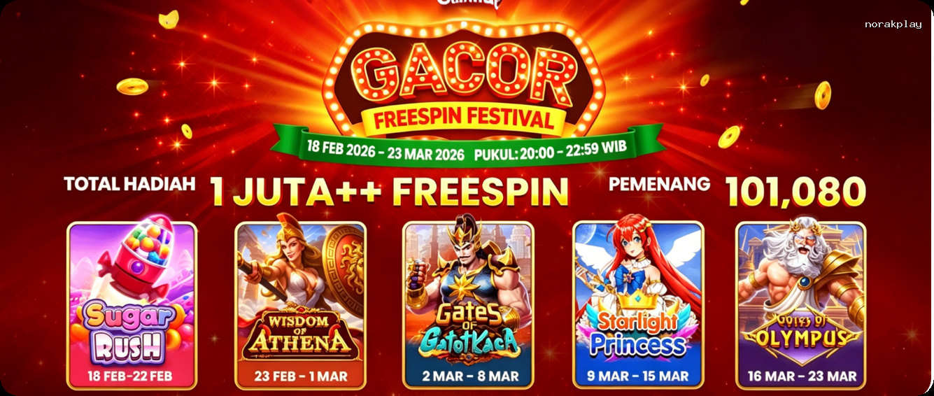 Login norakplay Sekarang Bonus Melimpah